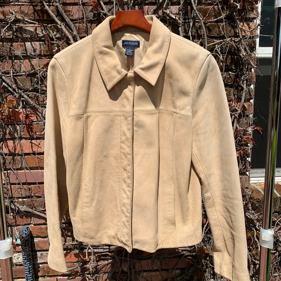 Ann Taylor Jackets & Blazers - Ann Taylor Authentic Leather Jacket